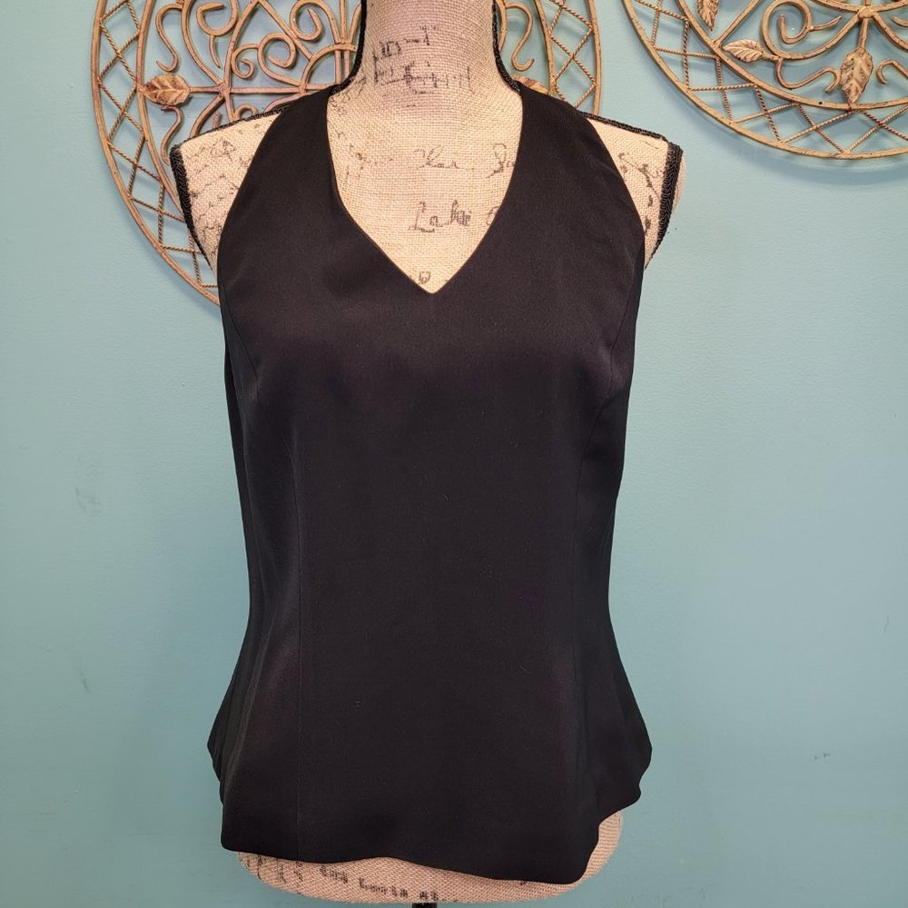 DONNA GRAY Black halter